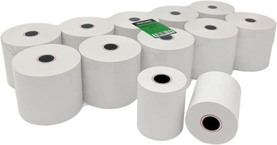 Sunrise Packaging 10 Rolls Thermal Till Rolls 57mm X 60mm Bpa Free Receipt Paper For Pos Cash Registers Pdq Machines from B&Q