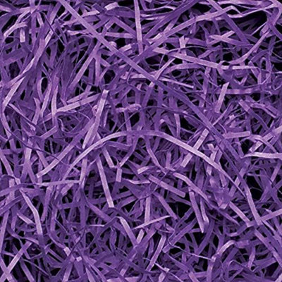 Sunrise Packaging 500G Purple Shredded Paper Hamper Packaging Gift Box Void Filler from B&Q