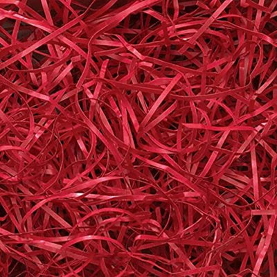 Sunrise Packaging 500G Red Shredded Paper Hamper Packaging Gift Box Void Filler from B&Q