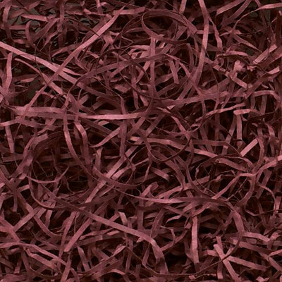 Sunrise Packaging 1Kg Burgundy Shredded Paper Hamper Packaging Gift Box Void Filler from B&Q