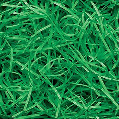 Sunrise Packaging 1Kg Green Shredded Paper Hamper Packaging Gift Box Void Filler from B&Q