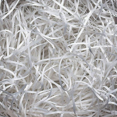 Sunrise Packaging 1Kg White Shredded Paper Hamper Packaging Gift Box Void Filler from B&Q