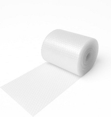Sunrise Packaging 300mm Wide X 20Mtr Long Large Bubble Wrap Recyclable Large Bubble Cushioning For House Moving Fragile Item Packaging Material from B&Q