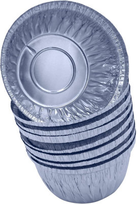 Sunrise Packaging 2Lb Aluminium Pudding Basin Foil 6.3 X 4.1 X 2.8In / 161 X 106 X 72mm 932Ml Large 20 from B&Q