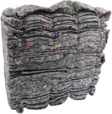 B&Q -  10 X Removal Transit Blankets 200Cm X 150Cm Wool Fabric Packing Blankets For Moving Storage And Transport
