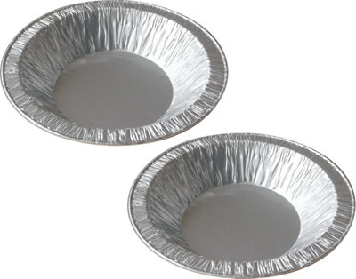 Sunrise Packaging 500 Round Foil Tart Pie Dishes 111mm X 20mm Individual Baking Trays For Tarts Pies And Pastries