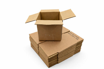 Sunrise Packaging 10 X Small Cube 4X4X4In Cardboard Boxes 102X102X102mm Postal Shipping And Storage