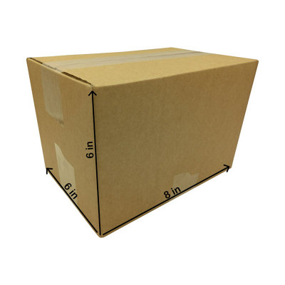 Sunrise Packaging 100 X  Cardboard Boxes  8X6X6In  203 X 152 X 152mm  Postal Shipping And Storage from B&Q