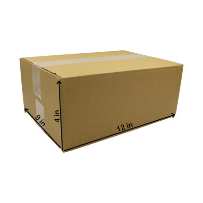 Sunrise Packaging 25 X  Cardboard Boxes 12X9X4 Inches 305 X 229 X 104mm  Postal Shipping And Storage from B&Q