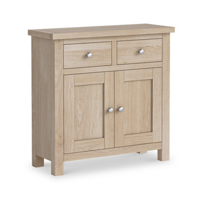 Farro Washed Oak Mini Sideboard Cabinet Fully AssembledBy Roseland Furniture from B&Q