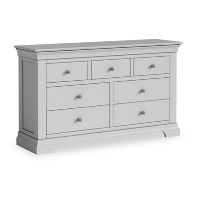 Colette Grey 3 Over 4 Chest Of Drawers Fully AssembledBy Roseland Furniture from B&Q