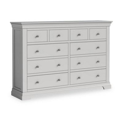 Colette Grey 4 Over 6 Chest Of Drawers Fully AssembledBy Roseland Furniture from B&Q