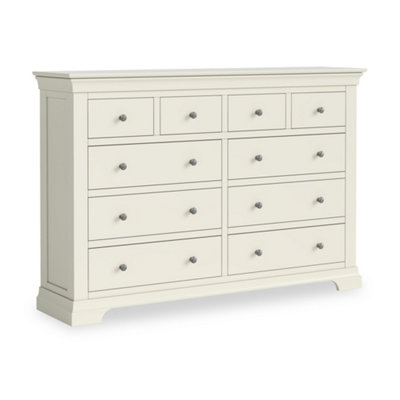 Colette Cream 4 Over 6 Chest Of Drawers Fully AssembledBy Roseland Furniture from B&Q