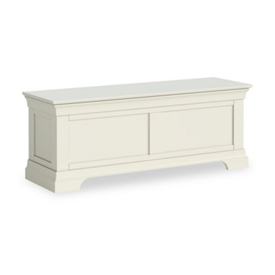 Colette Cream Ottoman Blanket BoxFully Assembled By Roseland Furniture from B&Q