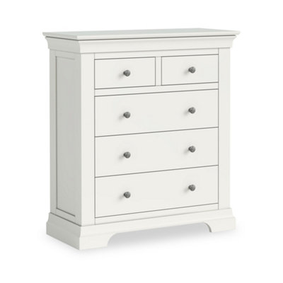 Colette White 2 Over 3 Chest Of Drawers Fully AssembledBy Roseland Furniture from B&Q