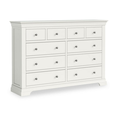 Colette White 4 Over 6 Chest Of Drawers Fully AssembledBy Roseland Furniture from B&Q