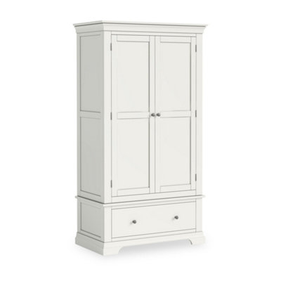 Colette White Double Wardrobe With Drawer By Roseland Furniture from B&Q