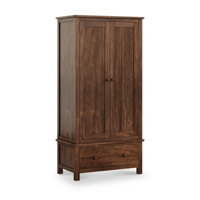 Duchy Acacia Double Wardrobe With DrawerBy Roseland Furniture from B&Q