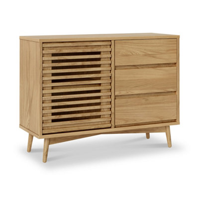 Kari Light Oak Small Sideboard CabinetBy Roseland Furniture from B&Q
