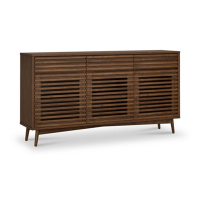 Kari Dark Oak 3 Drawer 3 Door Sideboard CabinetBy Roseland Furniture from B&Q