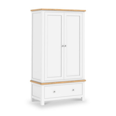 Farro Xl White Double Wardrobe With DrawerBy Roseland Furniture from B&Q