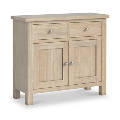 Farro Washed Oak Small Sideboard Cabinet Fully AssembledBy Roseland Furniture from B&Q