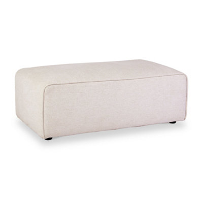 Hugo Natural Haze Xl FootstoolFully Assembled By Roseland Furniture from B&Q