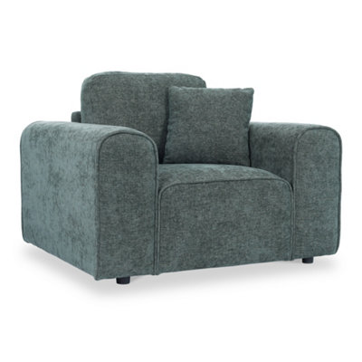Hugo Moss Green ArmchairFully Assembled By Roseland Furniture from B&Q