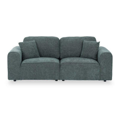 Hugo Moss Green 3 Seater SofaFully Assembled By Roseland Furniture from B&Q