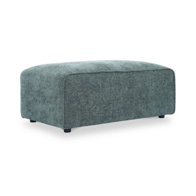 Hugo Moss Green FootstoolFully Assembled By Roseland Furniture from B&Q