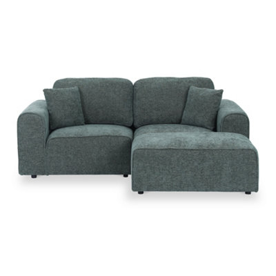 Hugo Moss Green Chaise SofaFully Assembled By Roseland Furniture from B&Q