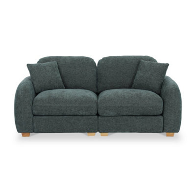 Cloud Moss Green 3 Seater SofaFully Assembled By Roseland Furniture from B&Q