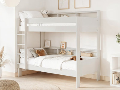 Noomi Bodie Solid Wood Storage Bunk Bed White from B&Q