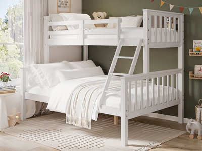 Flair Casey Detachable Triple Bunk Bed White from B&Q