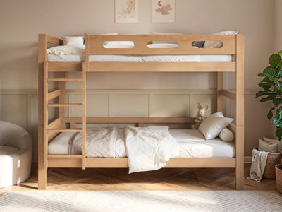 Flair Elijah Detachable Wooden Bunk Bed Brown from B&Q