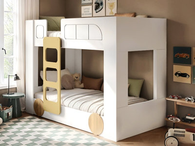 B&Q -  Eloise Bus Bunk Bed White