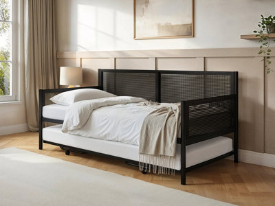 B&Q -  Clay Metal Daybed With Trundle