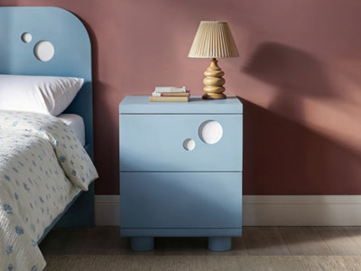 Flair Blue Livana Bedside Table - Image 7