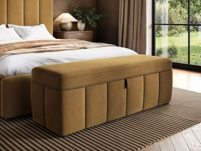 Solace+Co Unisex Light Brown Emilie Blanket Box In - Image 7