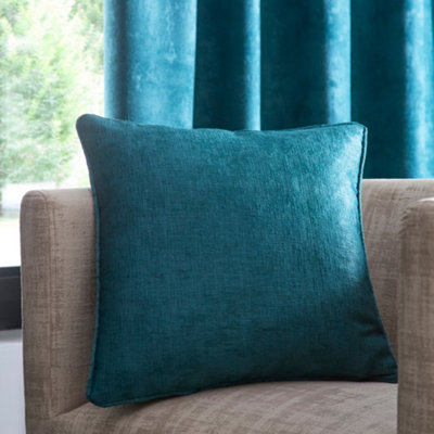 Fusion Strata Filled Cushion in Forest Green  | TJ Hughes - Image 5