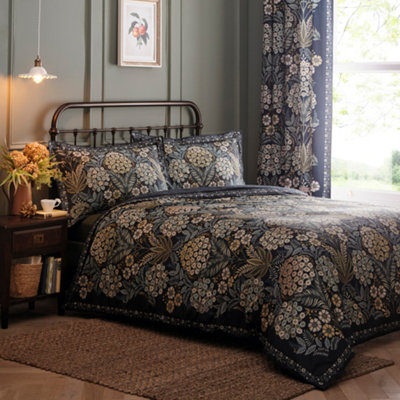 Appletree Evelina Geometric Floral Duvet Cover Set from B&Q
