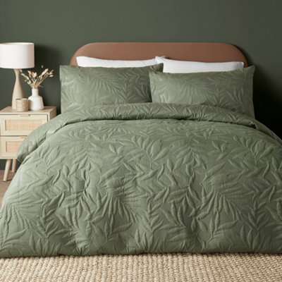 Serene Luana Microfibre Pinsonic 3D Floral Design Duvet Cover Set