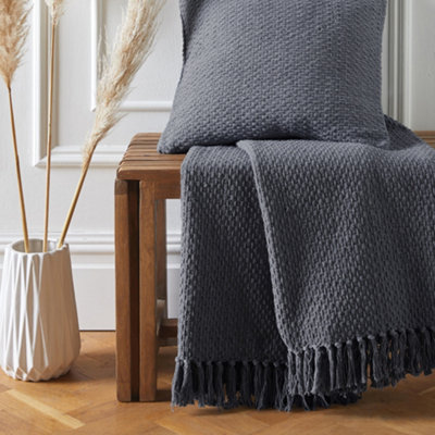 Drift Hayden Eco-Friendly Woven Throw from B&Q