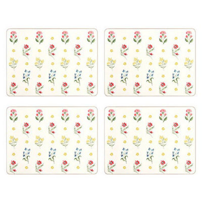 Ulster Weavers Boho Floral Pack Of 4 Cork Placemats from B&Q