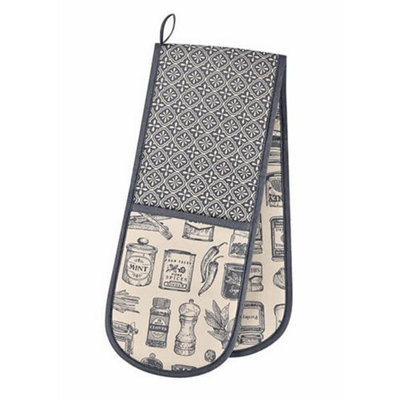 B&Q -  Herbs & Spices Double Oven Glove
