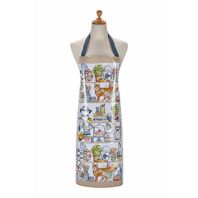 Ulster Weavers Pantry Cats Oilcloth Apron from B&Q