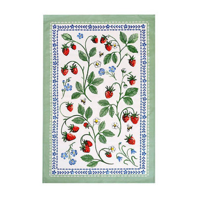Ulster Weavers Strawberry Patch Cotton Tea Towel from B&Q