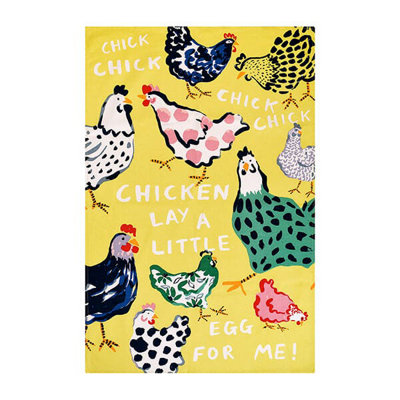 B&Q -  Chick Chicken Tea Towel
