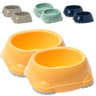 Cat Centre.Direct Cat Centre Cat Smarty Apricot Bowls 0.3L (Set Of 2) from B&Q