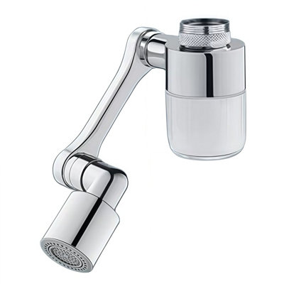 1080 Degree Splash Proof Robotic Arm Universal Filter Faucet With Filter from B&Q